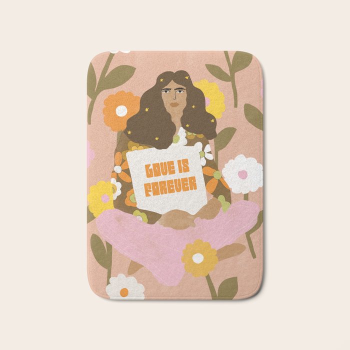 Love Is Forever Bath Mat Gallery Image 1