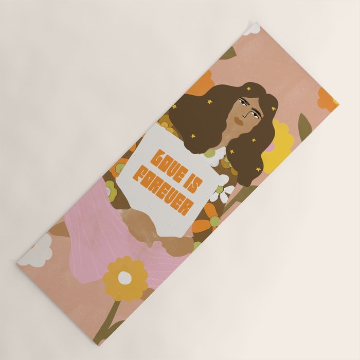 Love Is Forever Yoga Mat Gallery Image 1