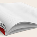 Classic Red Christmas white snowflake knit Notebook Gallery Image 2