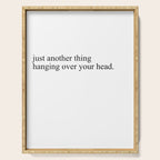 just another thing hanging over your head Serving Tray Gallery Image 1