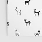 Reindeer animal doodle art pattern Poster Gallery Image 3