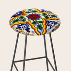 talavera mexican tile Stool Gallery Image 2