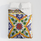talavera mexican tile Duvet Cover Gallery Image 6