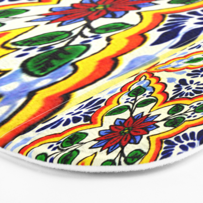 talavera mexican tile Bath Mat Gallery Image 3