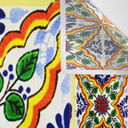 talavera mexican tile Wall Tapestry Gallery Image 3