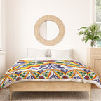 talavera mexican tile Duvet Cover Gallery Image 3