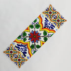 talavera mexican tile Yoga Mat Gallery Image 1