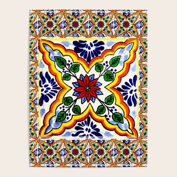 talavera mexican tile Poster Gallery Image 4