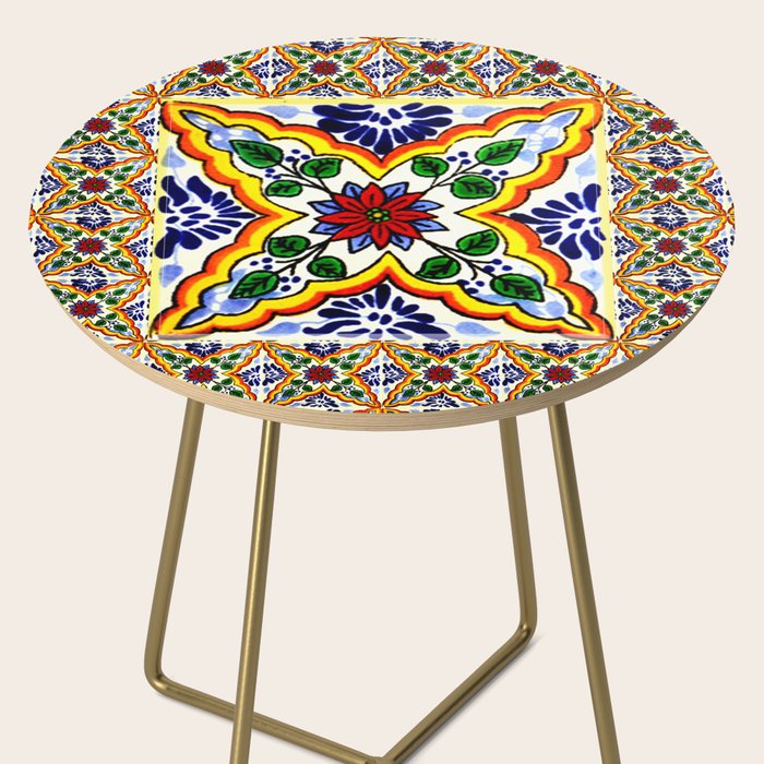 talavera mexican tile Side Table Gallery Image 2
