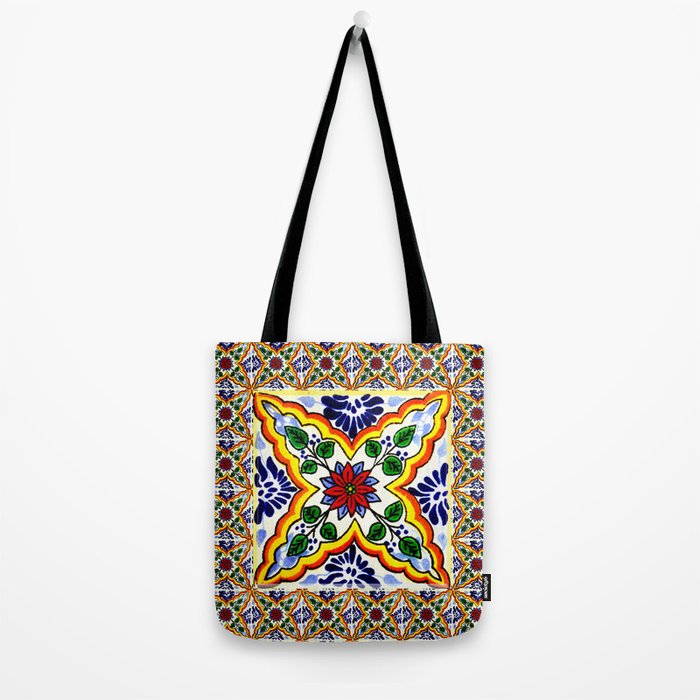 talavera mexican tile Tote Bag Gallery Image 2
