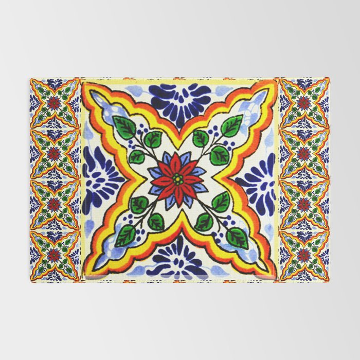 talavera mexican tile Rug Gallery Image 2