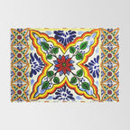 talavera mexican tile Rug Gallery Image 2
