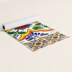 talavera mexican tile Yoga Mat Gallery Image 2