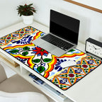 talavera mexican tile Desk Mat Gallery Image 2