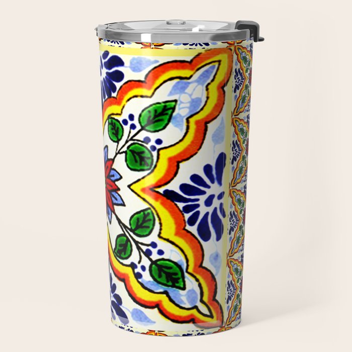 talavera mexican tile Travel Mug Gallery Image 2