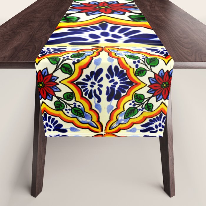 talavera mexican tile Table Runner Gallery Image 1