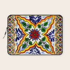 talavera mexican tile Laptop Sleeve Gallery Image 1