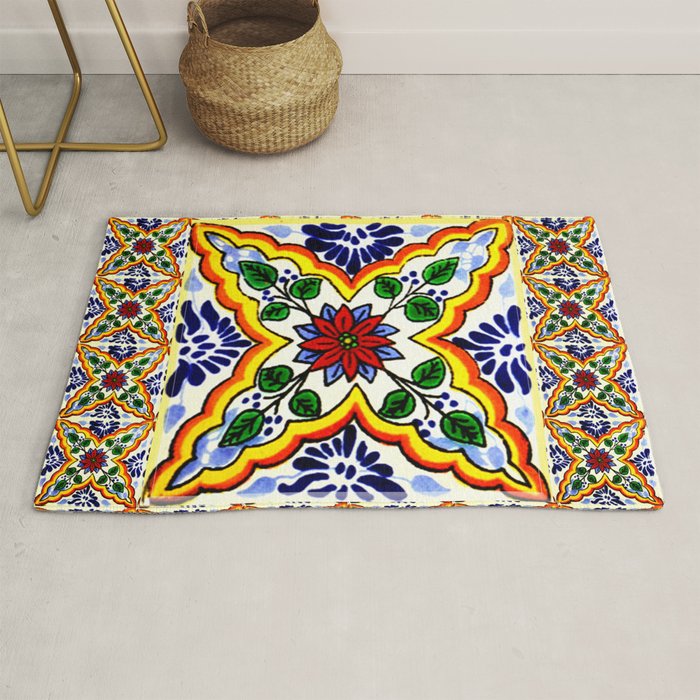 talavera mexican tile Rug Gallery Image 1