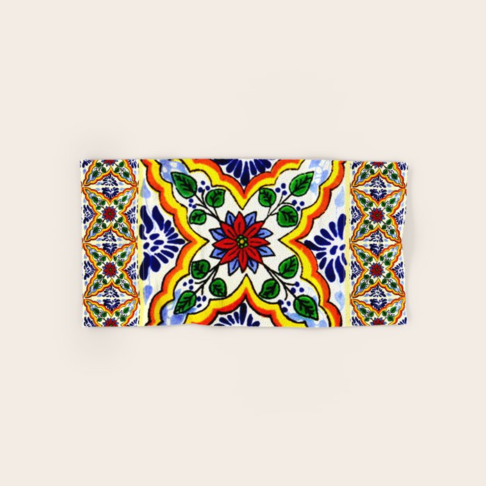 talavera mexican tile Bath Towel Gallery Image 1