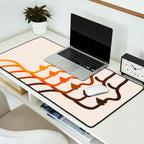 Golden Silhouettes Desk Mat Gallery Image 2