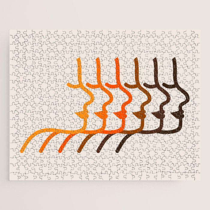 Golden Silhouettes Jigsaw Puzzle Gallery Image 1