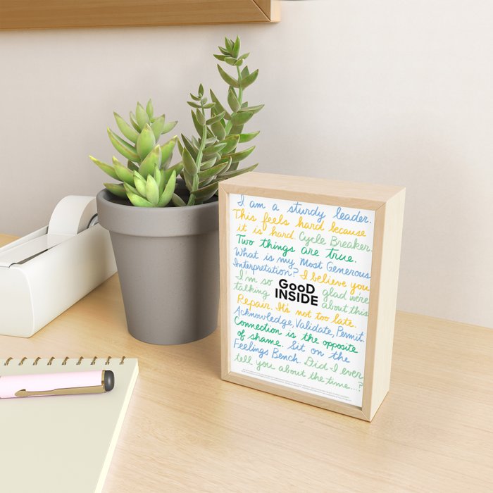 Good Inside® Parenting Mantras Mini Art Print Gallery Image 2