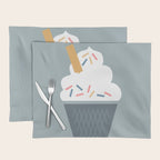 Ice Cream (Blue) Placemat Gallery Image 1