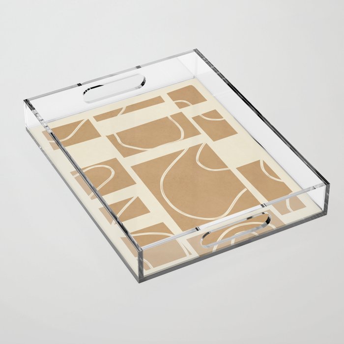 Abstract Pathways 7 Acrylic Tray Gallery Image 1