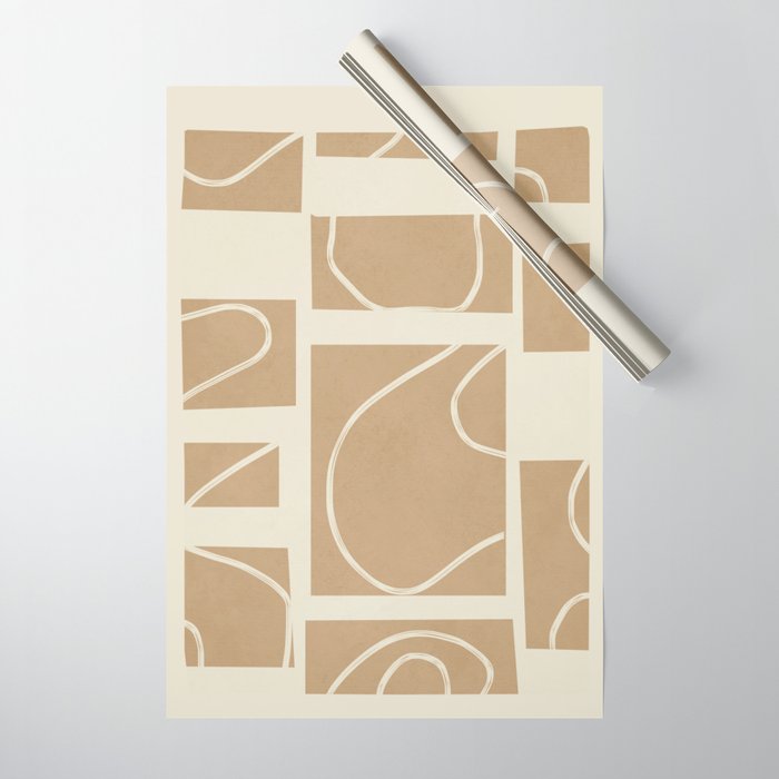 Abstract Pathways 7 Wrapping Paper Gallery Image 1