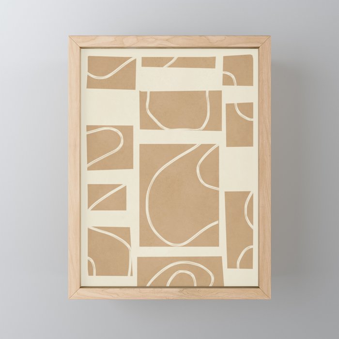 Abstract Pathways 7 Mini Art Print Gallery Image 1
