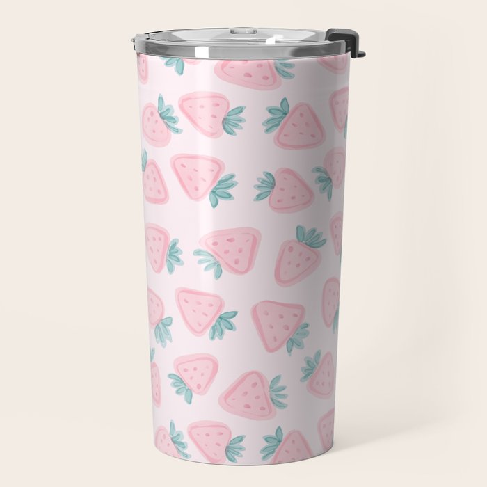 Sweet Strawberries Travel Mug Gallery Image 2