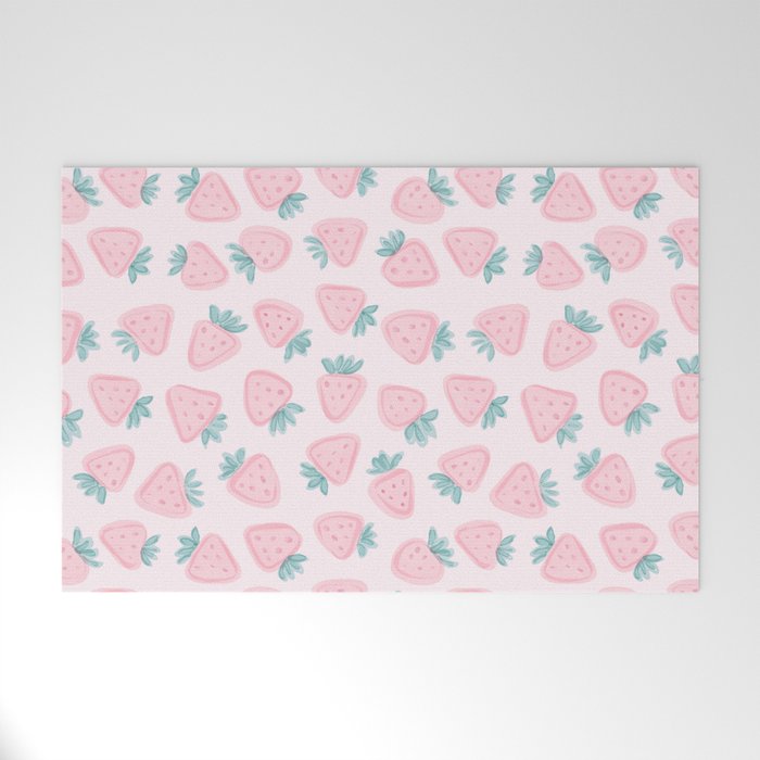 Sweet Strawberries Welcome Mat Gallery Image 1
