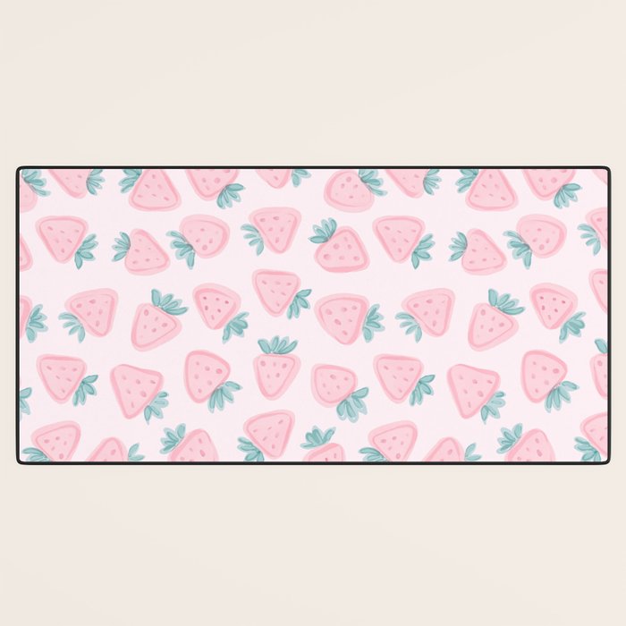 Sweet Strawberries Desk Mat Gallery Image 3