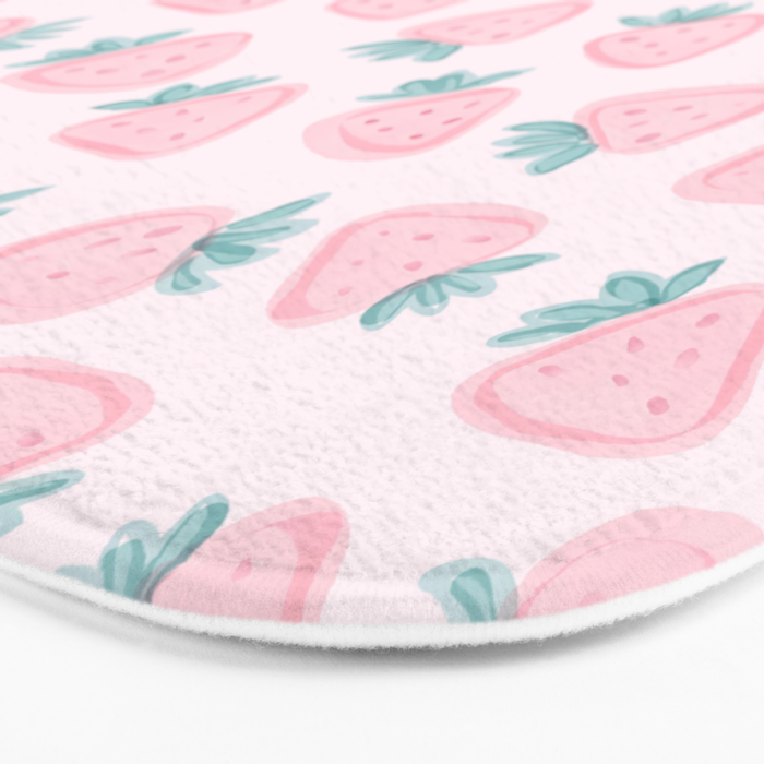 Sweet Strawberries Bath Mat Gallery Image 3