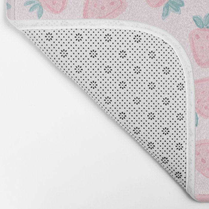 Sweet Strawberries Bath Mat Gallery Image 2
