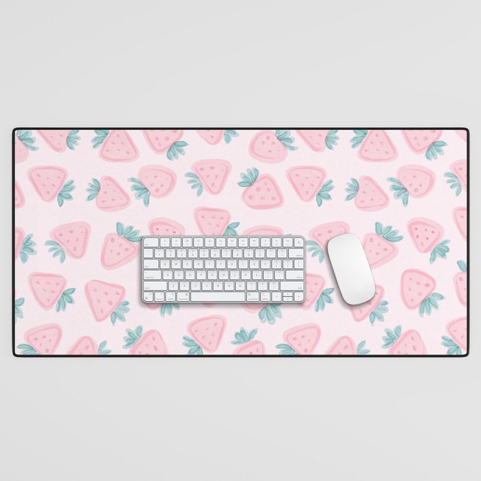 Sweet Strawberries Desk Mat Gallery Image 1
