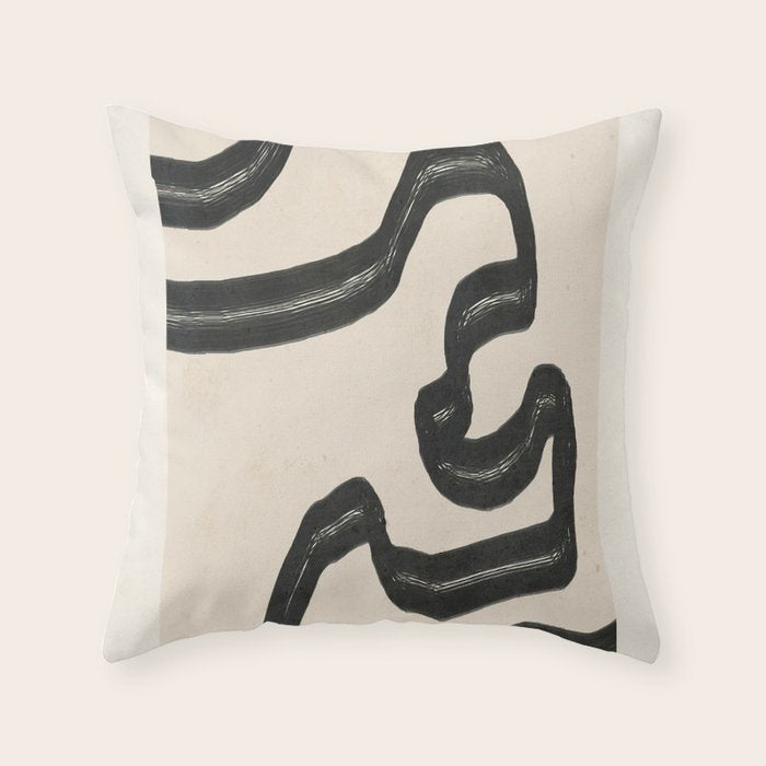 Minimal Abstract Art 16 Throw Pillow Gallery Image 6