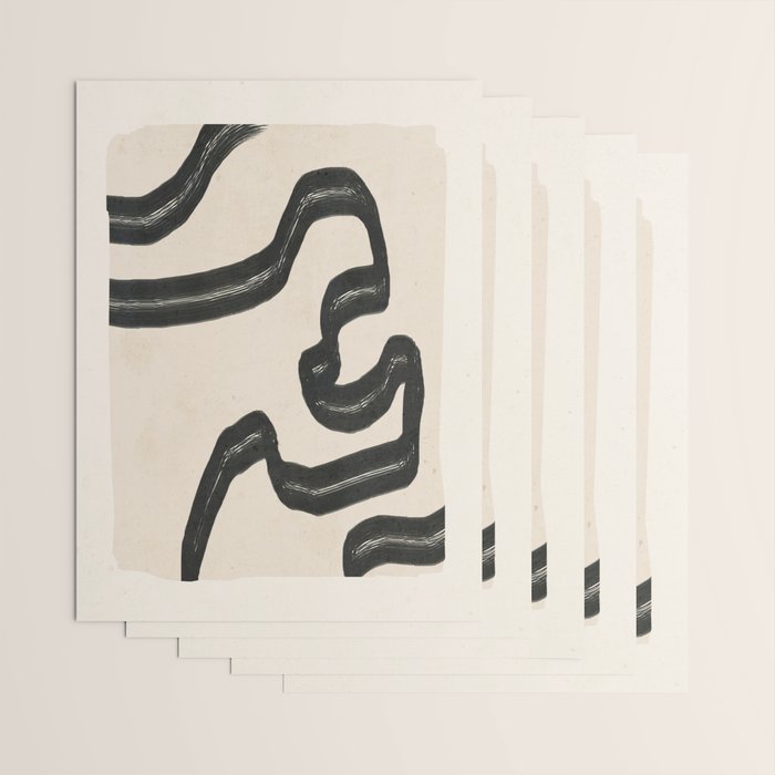 Minimal Abstract Art 16 Wrapping Paper Gallery Image 3