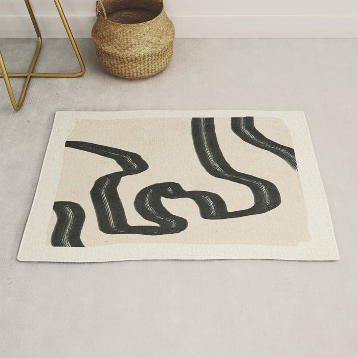 Minimal Abstract Art 16 Rug Gallery Image 1