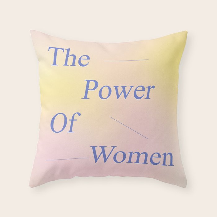 The Power Of Women Throw Pillow Gallery Image 6