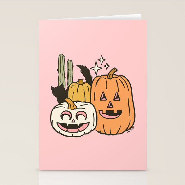Cutie Pumpkins Stationery Card Gallery Image 2