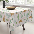 Armadillos in the Desert - Watercolor Tablecloth Gallery Image 3
