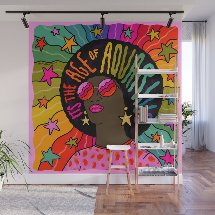 Age of Aquarius Wall Mural Gallery Image 1