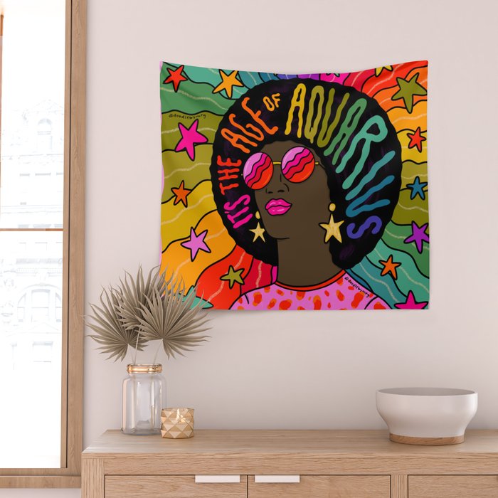 Age of Aquarius Wall Tapestry Gallery Image 2