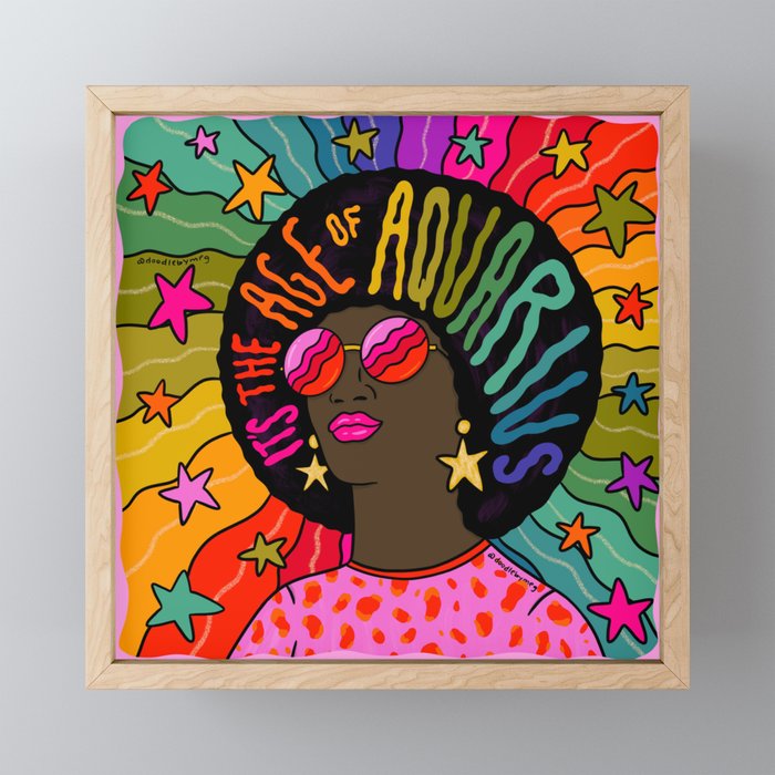 Age of Aquarius Mini Art Print Gallery Image 1