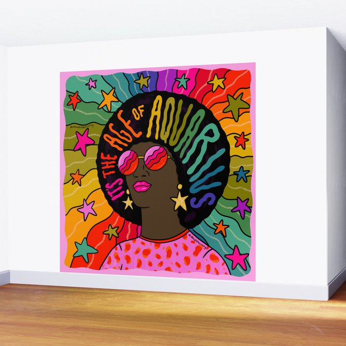 Age of Aquarius Wall Mural Gallery Image 2