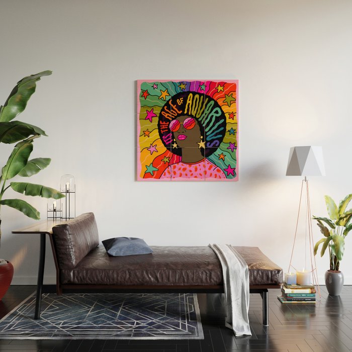 Age of Aquarius Wood Wall Art Gallery Image 2