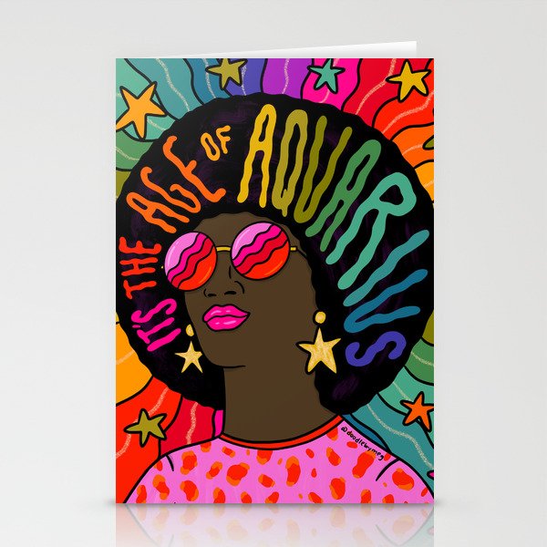 Age of Aquarius Stationery Card Gallery Image 2