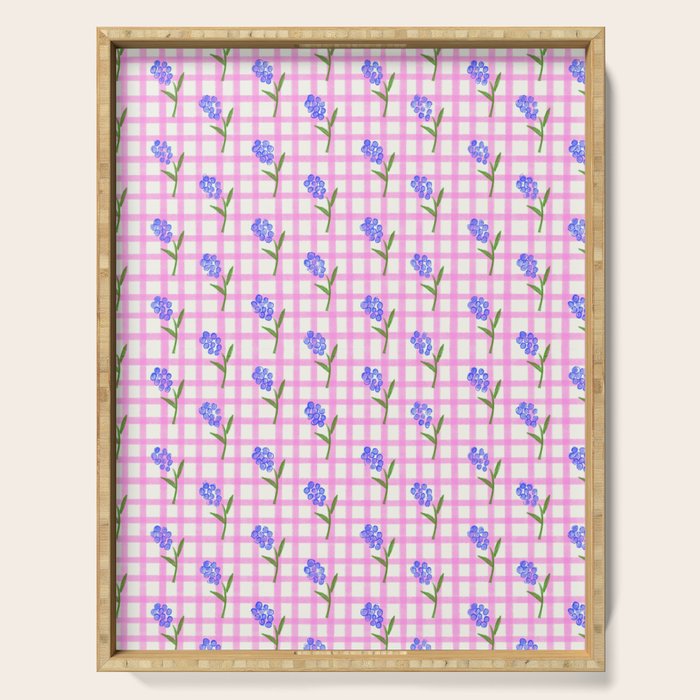 Picnic Flowers Serving Tray Gallery Image 1