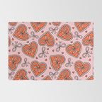 Heart Bow Print Rug Gallery Image 2